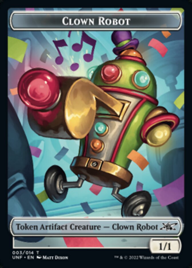 Clown Robot (003) Token [Unfinity Tokens] - Magic: The Gathering - Card Brawlers | Quebec | Canada |