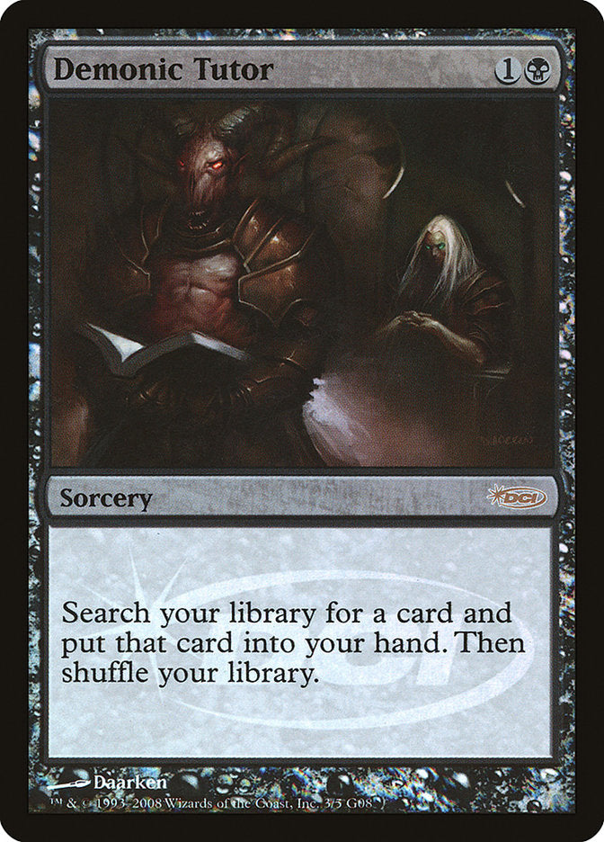 Demonic Tutor [Judge Gift Cards 2008] - Magic: The Gathering - Card Brawlers | Quebec | Canada |