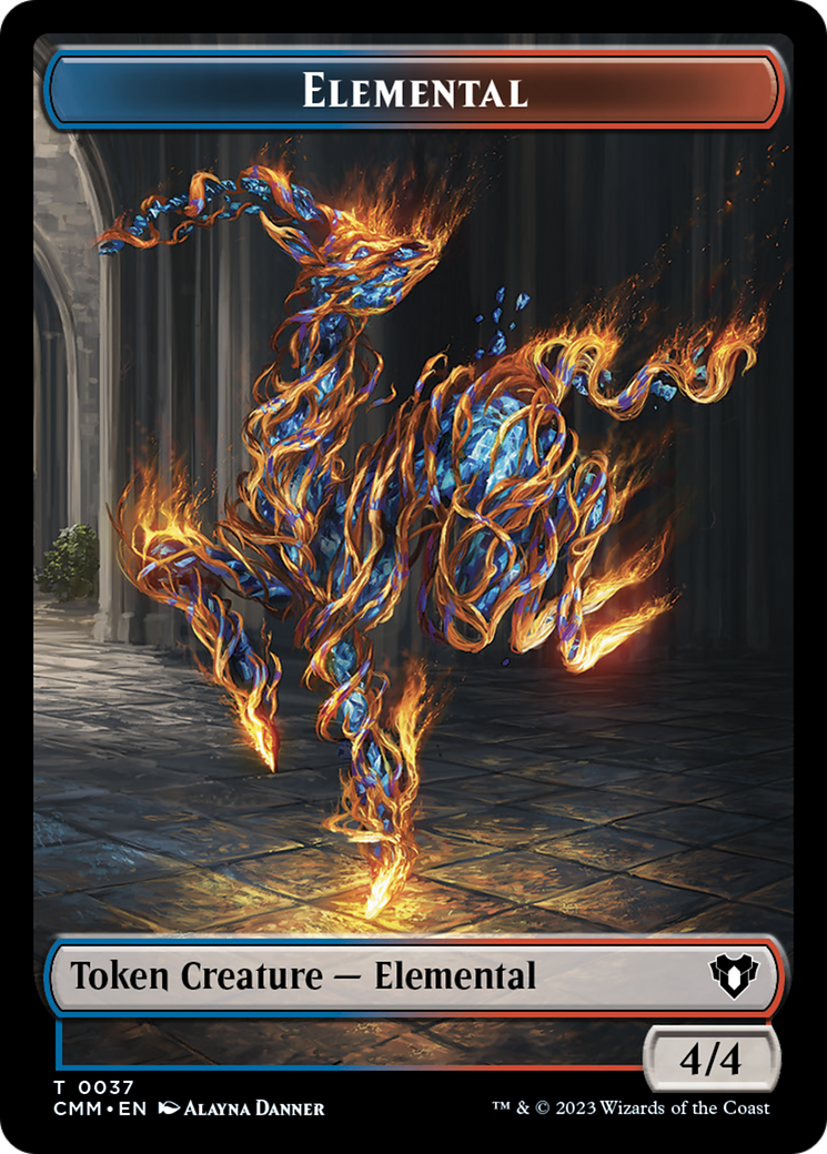 Spirit (0010) // Elemental (0037) Double-Sided Token [Commander Masters Tokens] - Magic: The Gathering - Card Brawlers | Quebec | Canada |