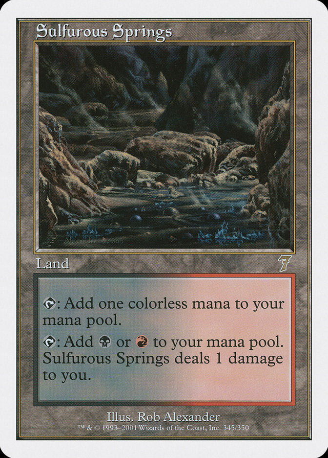 Sulfurous Springs [Seventh Edition] - Magic: The Gathering - Card Brawlers | Quebec | Canada |