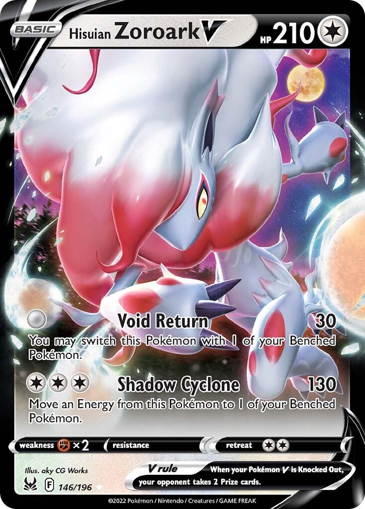 Hisuian Zoroark V (146/196) [Sword & Shield: Lost Origin] - Pokémon - Card Brawlers | Quebec | Canada |