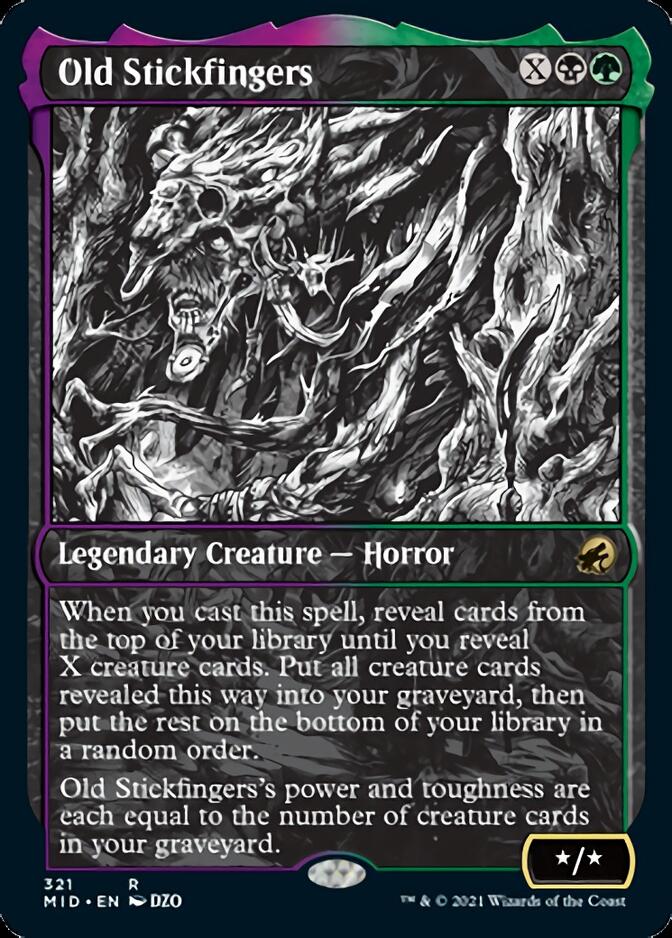 Old Stickfingers (Showcase Eternal Night) [Innistrad: Midnight Hunt] - Magic: The Gathering - Card Brawlers | Quebec | Canada |
