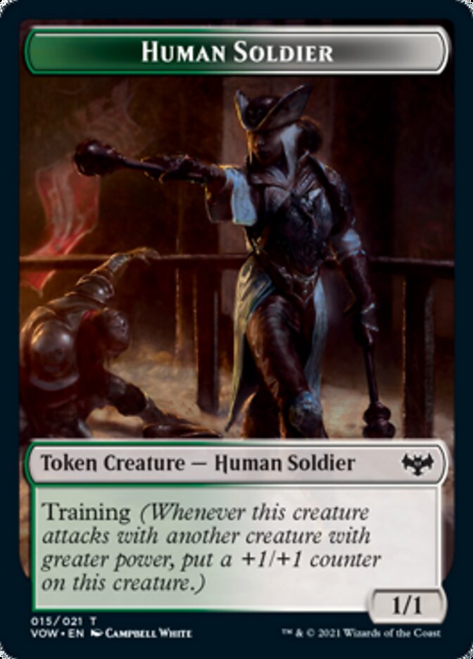 Human Soldier Token [Innistrad: Crimson Vow Tokens] - Magic: The Gathering - Card Brawlers | Quebec | Canada |