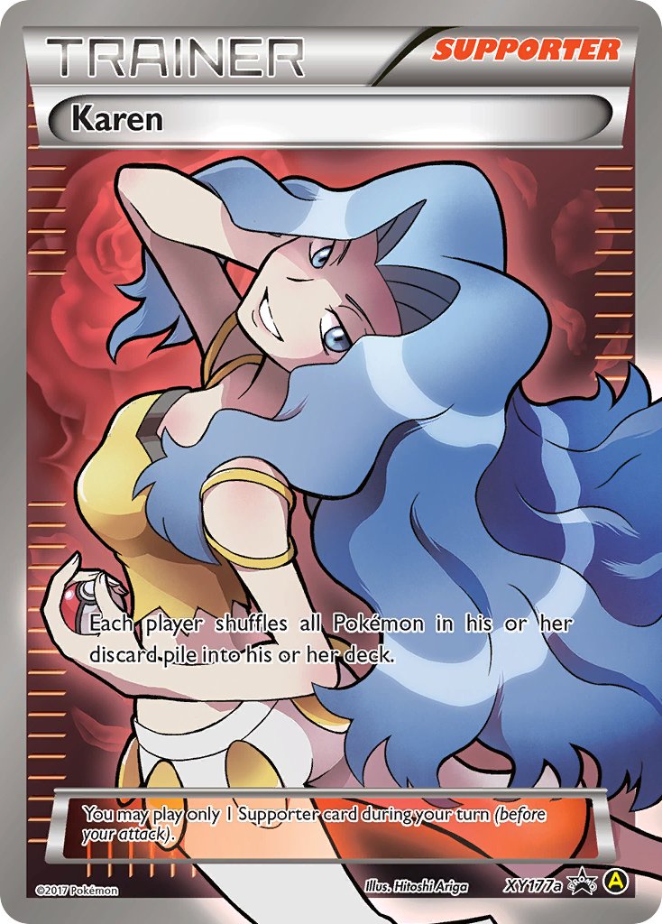 Karen (XY177a) [Alternate Art Promos] - Pokémon - Card Brawlers | Quebec | Canada |