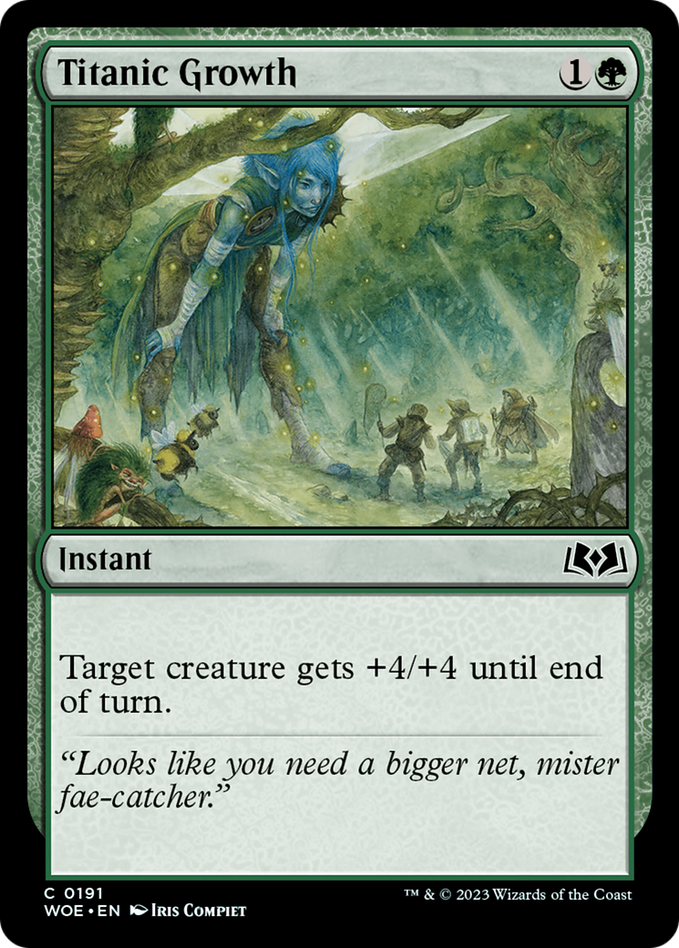 Titanic Growth [Wilds of Eldraine] - Magic: The Gathering - Card Brawlers | Quebec | Canada |