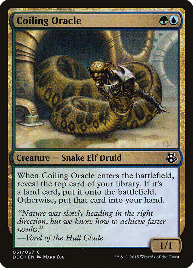 Coiling Oracle [Duel Decks: Elspeth vs. Kiora] - Magic: The Gathering - Card Brawlers | Quebec | Canada |