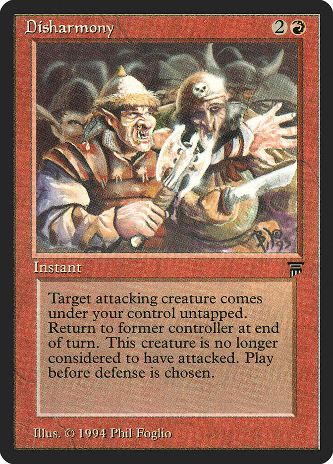 Disharmony [Legends] - Magic: The Gathering - Card Brawlers | Quebec | Canada |