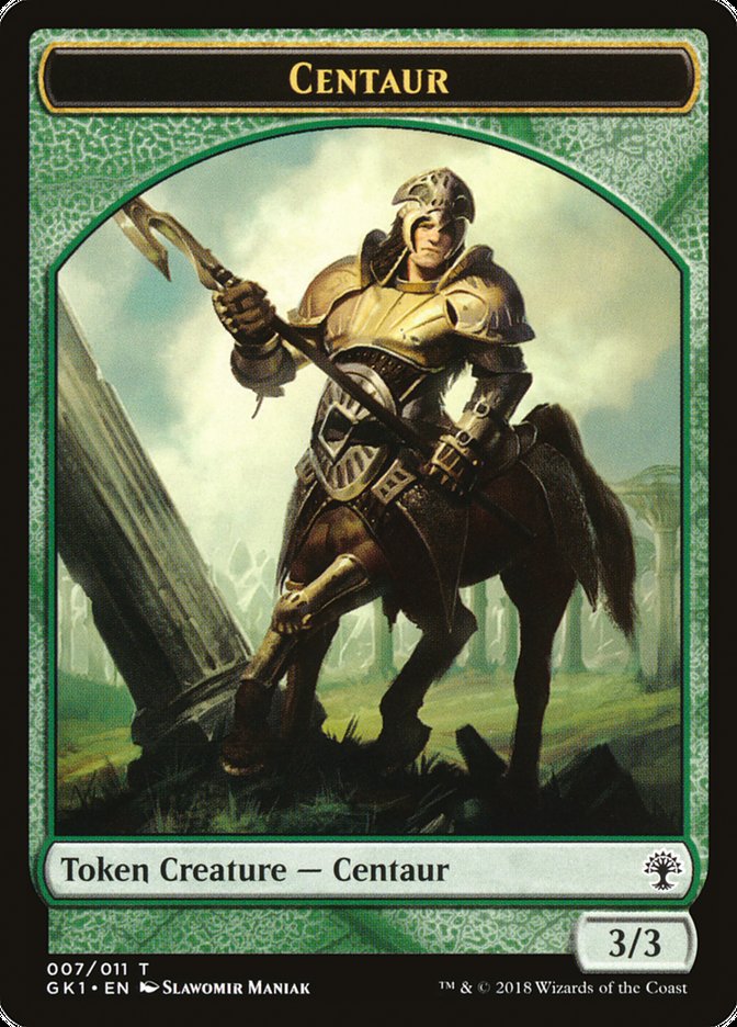 Elemental // Centaur Double-Sided Token [Guilds of Ravnica Guild Kit Tokens] - Magic: The Gathering - Card Brawlers | Quebec | Canada |