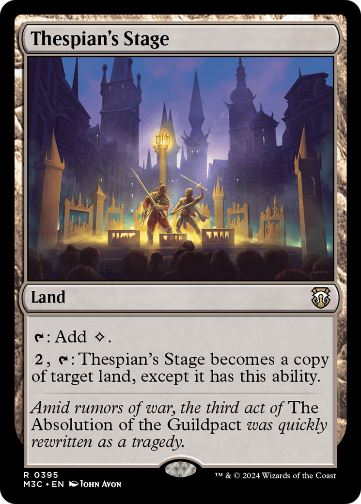 Thespian's Stage (Ripple Foil) [Modern Horizons 3 Commander] - Magic: The Gathering - Card Brawlers | Quebec | Canada |