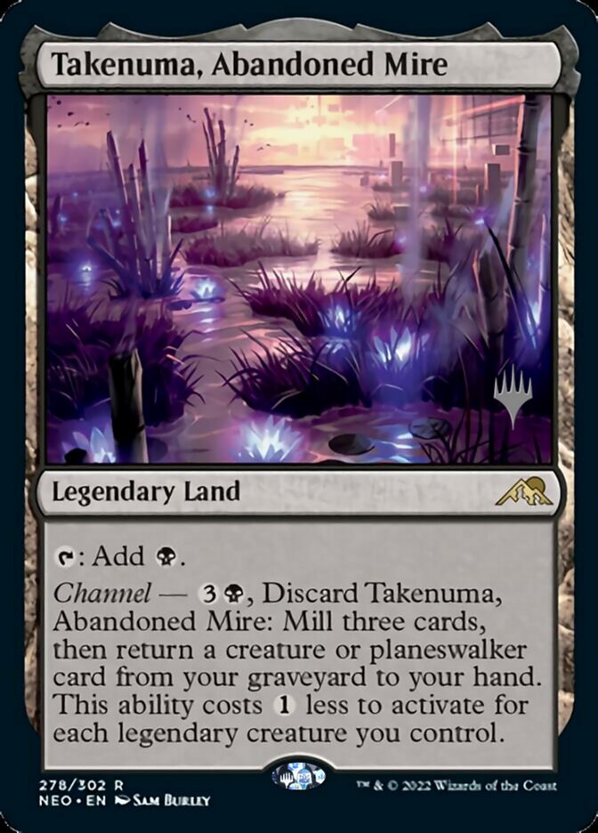 Takenuma, Abandoned Mire (Promo Pack) [Kamigawa: Neon Dynasty Promos] - Magic: The Gathering - Card Brawlers | Quebec | Canada |