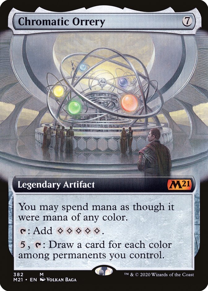 Chromatic Orrery (Extended Art) [Core Set 2021] - Magic: The Gathering - Card Brawlers | Quebec | Canada |