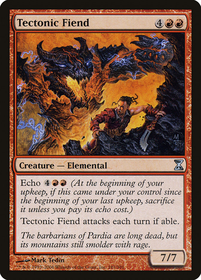 Tectonic Fiend [Time Spiral] - Magic: The Gathering - Card Brawlers | Quebec | Canada |