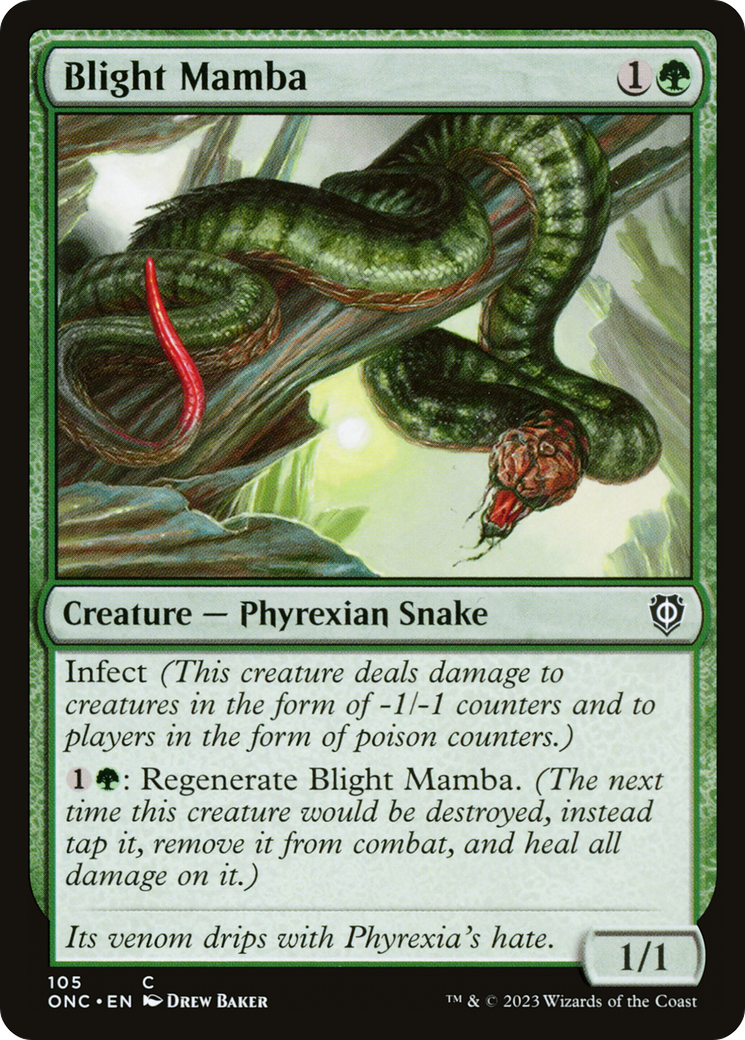 Blight Mamba [Phyrexia: All Will Be One Commander] - Magic: The Gathering - Card Brawlers | Quebec | Canada |