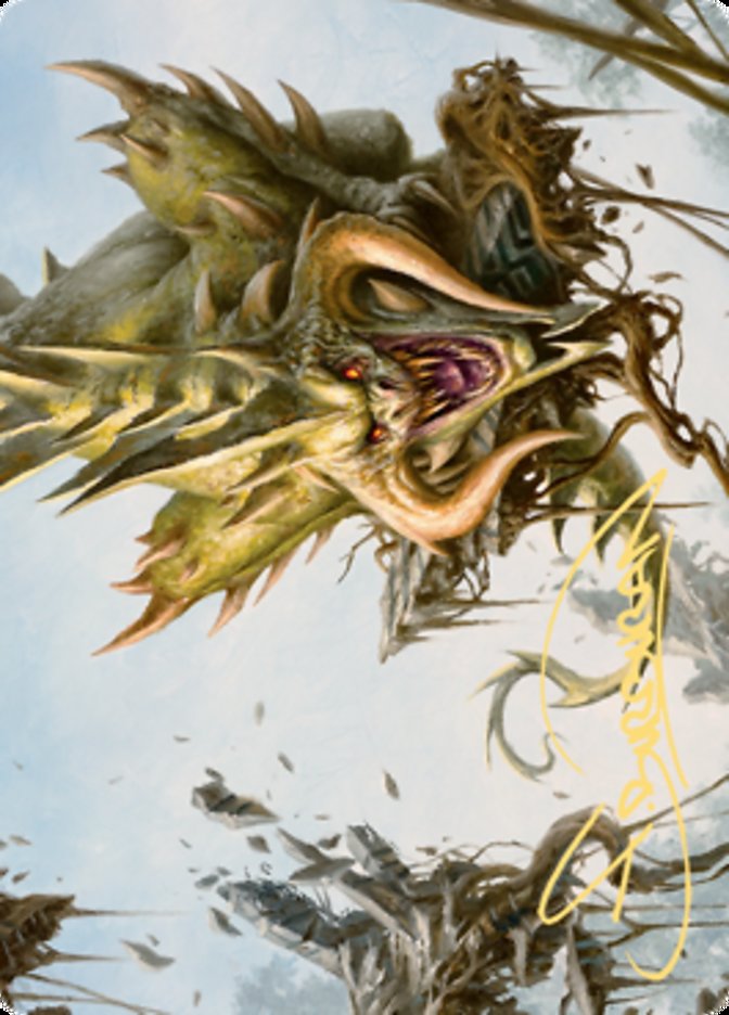 Canopy Baloth Art Card (Gold-Stamped Signature) [Zendikar Rising Art Series] - Magic: The Gathering - Card Brawlers | Quebec | Canada |