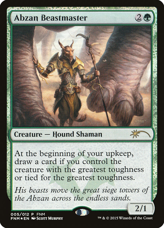 Abzan Beastmaster [Friday Night Magic 2015] - Magic: The Gathering - Card Brawlers | Quebec | Canada |