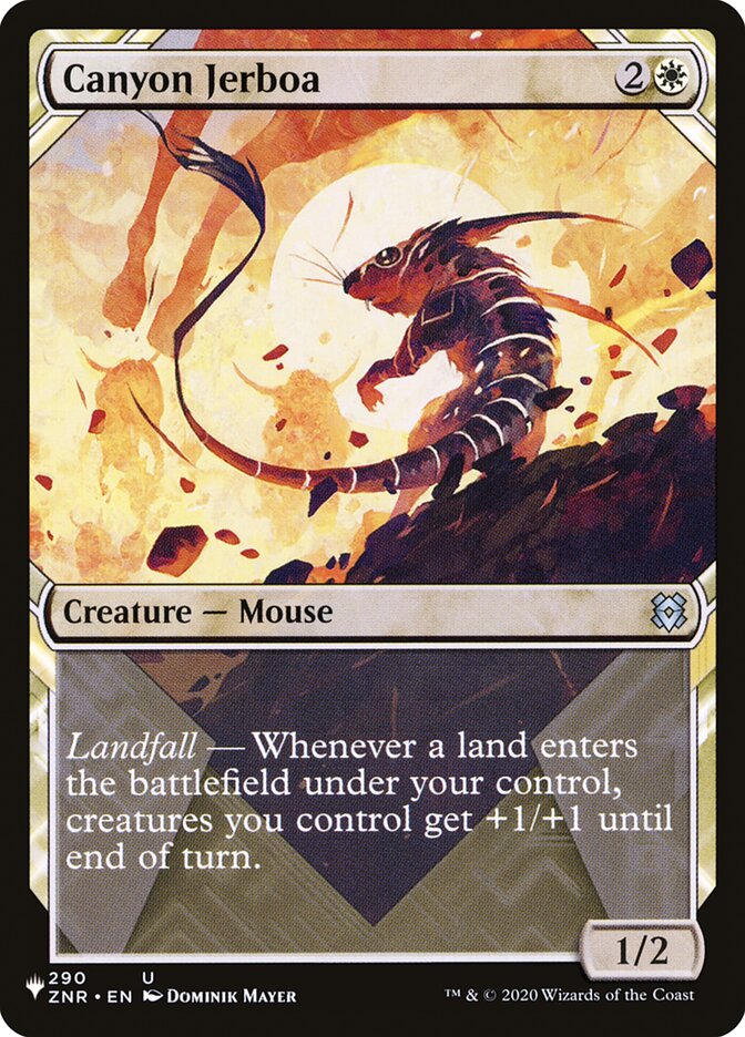 Canyon Jerboa (Showcase) [The List] - Magic: The Gathering - Card Brawlers | Quebec | Canada |