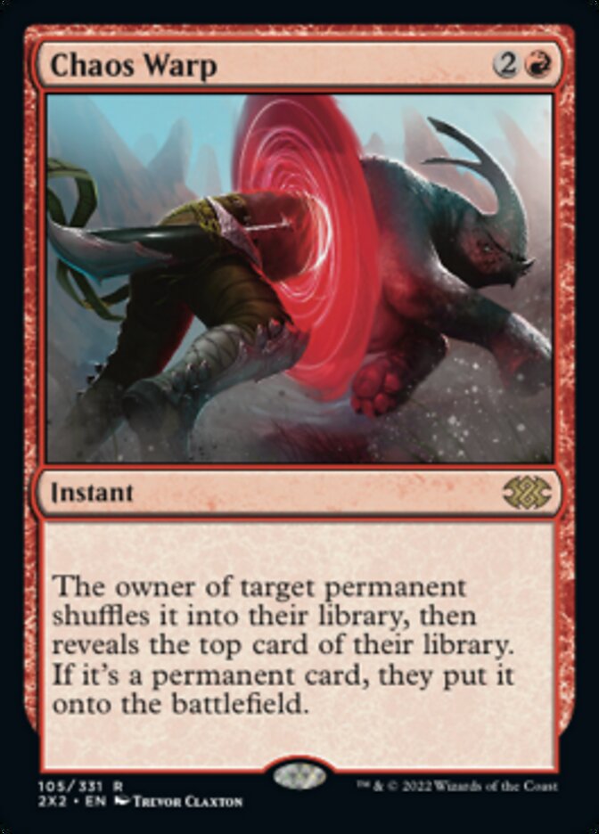 Chaos Warp [Double Masters 2022] - Magic: The Gathering - Card Brawlers | Quebec | Canada |