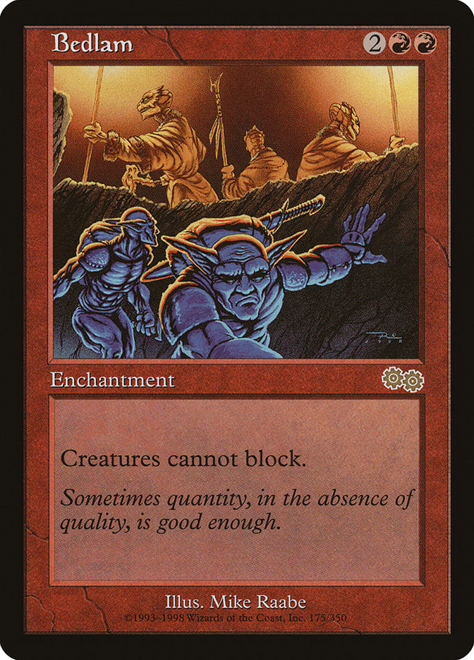 Bedlam [Urza's Saga] - Magic: The Gathering - Card Brawlers | Quebec | Canada |
