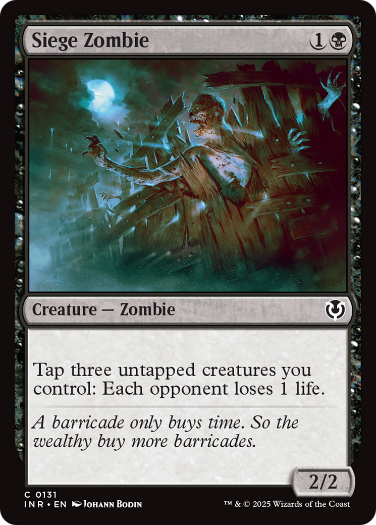 Siege Zombie [Innistrad Remastered] - Magic: The Gathering - Card Brawlers | Quebec | Canada |
