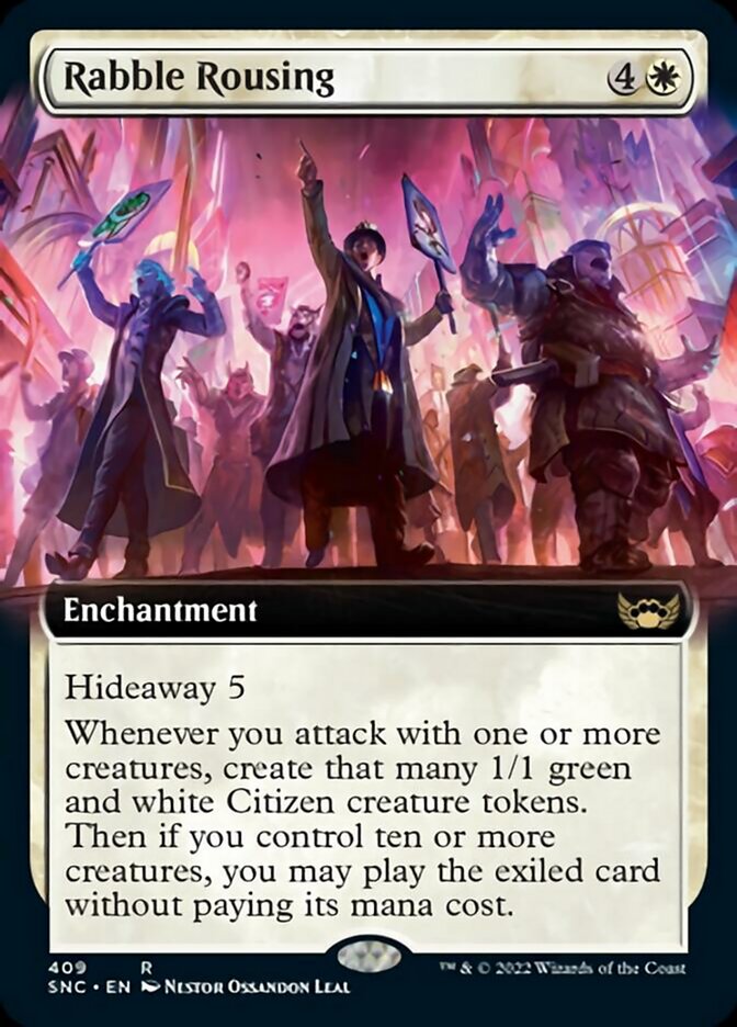 Rabble Rousing (Extended Art) [Streets of New Capenna] - Magic: The Gathering - Card Brawlers | Quebec | Canada |