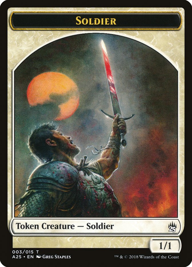 Soldier Token [Masters 25 Tokens] - Magic: The Gathering - Card Brawlers | Quebec | Canada |