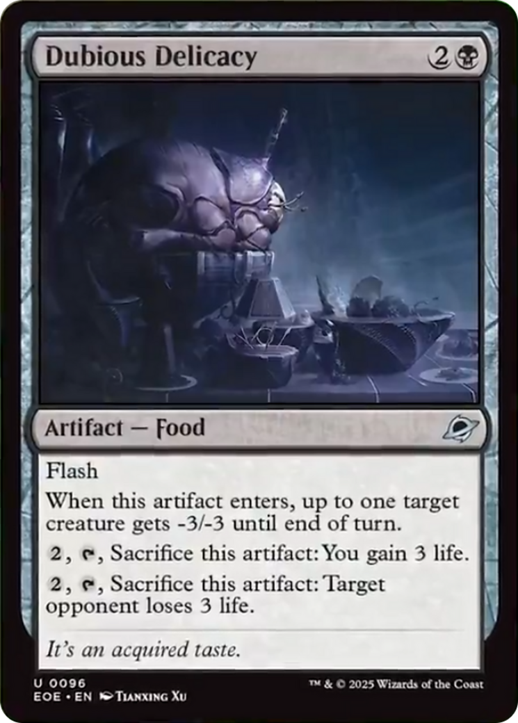 Dubious Delicacy [Edge of Eternities] - Magic: The Gathering - Card Brawlers | Quebec | Canada |