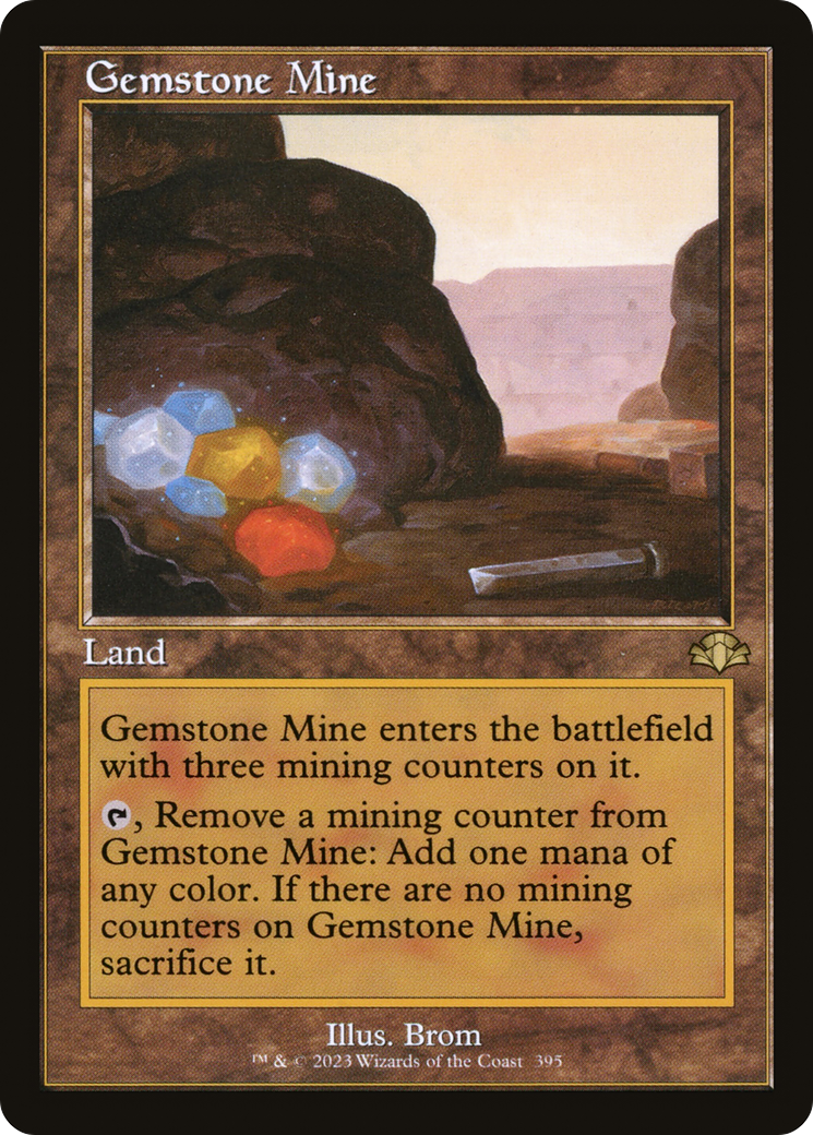 Gemstone Mine (Retro) [Dominaria Remastered] - Magic: The Gathering - Card Brawlers | Quebec | Canada |