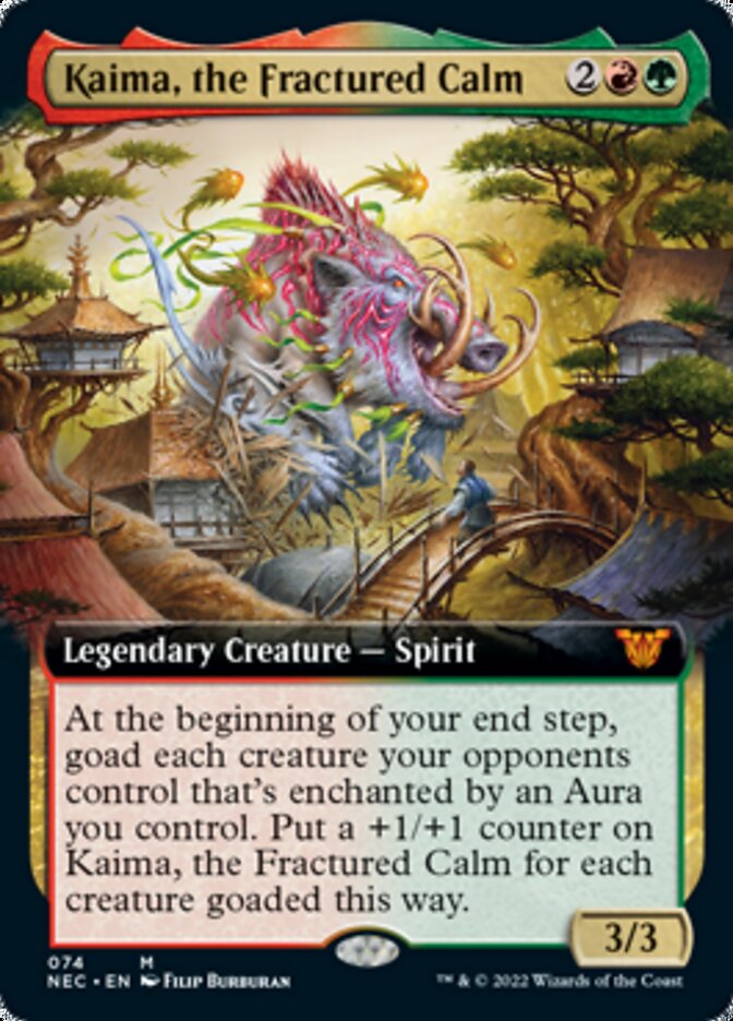 Kaima, the Fractured Calm (Extended Art) [Kamigawa: Neon Dynasty Commander] - Magic: The Gathering - Card Brawlers | Quebec | Canada |