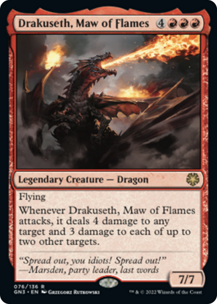 Drakuseth, Maw of Flames [Game Night: Free-for-All] - Magic: The Gathering - Card Brawlers | Quebec | Canada |