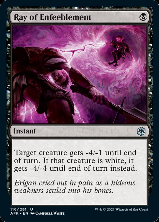 Ray of Enfeeblement [Dungeons & Dragons: Adventures in the Forgotten Realms] - Magic: The Gathering - Card Brawlers | Quebec | Canada |