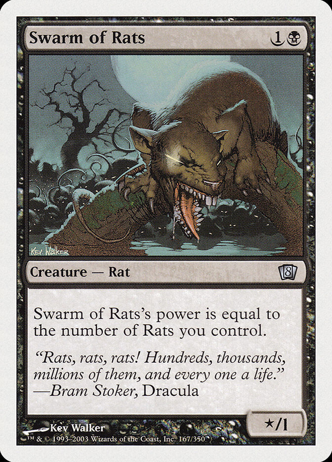 Swarm of Rats [Eighth Edition] - Magic: The Gathering - Card Brawlers | Quebec | Canada |