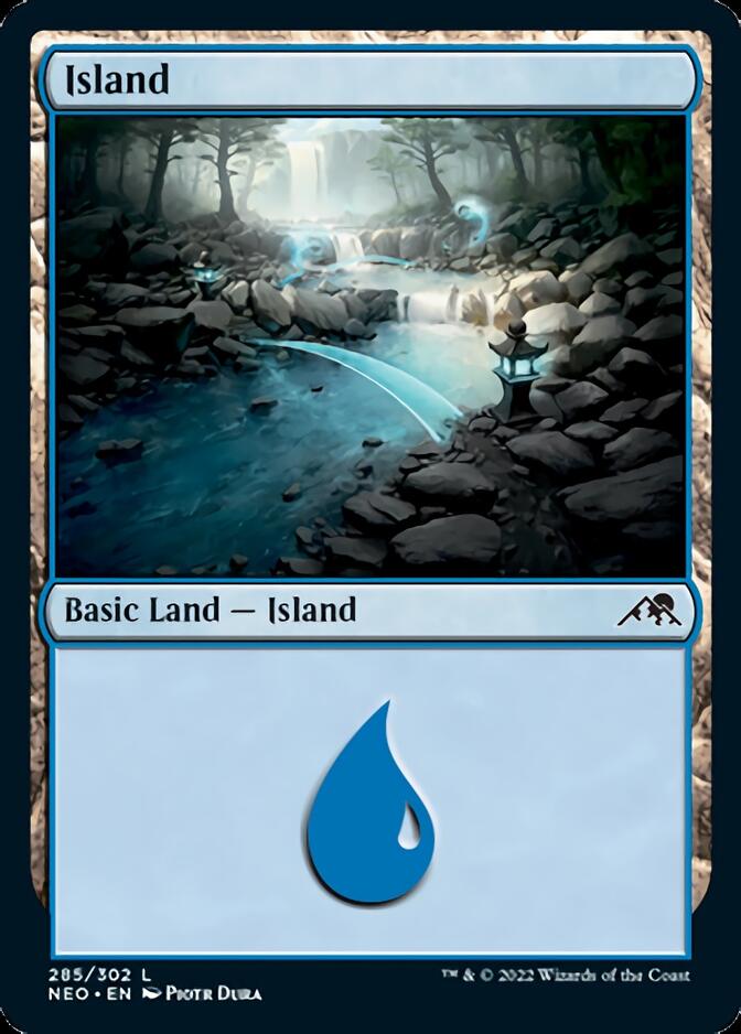 Island (285) [Kamigawa: Neon Dynasty] - Magic: The Gathering - Card Brawlers | Quebec | Canada |