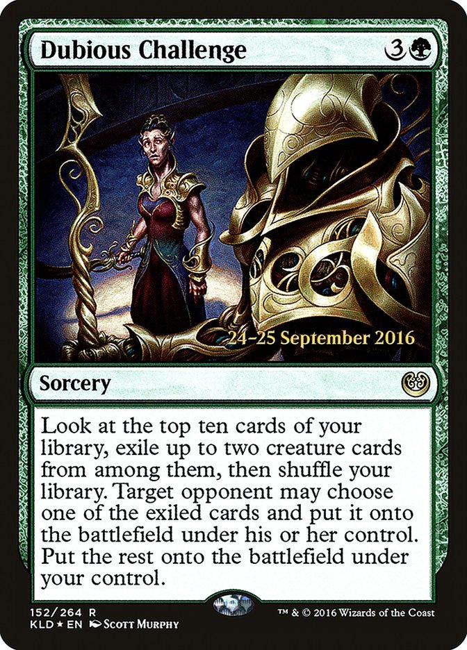 Dubious Challenge [Kaladesh Prerelease Promos] - Magic: The Gathering - Card Brawlers | Quebec | Canada |