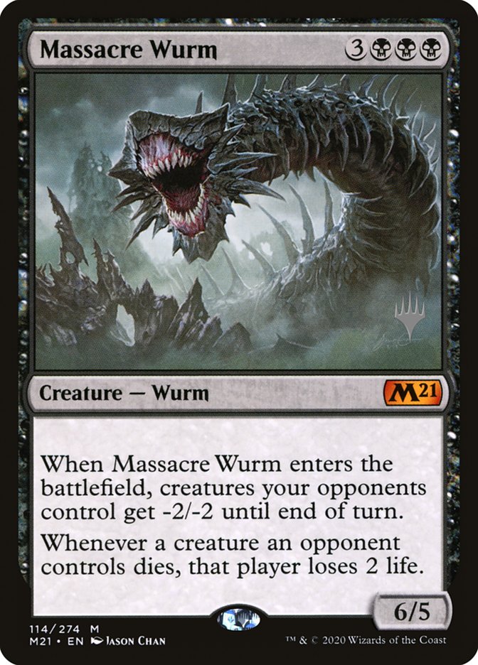 Massacre Wurm (Promo Pack) [Core Set 2021 Promos] - Magic: The Gathering - Card Brawlers | Quebec | Canada |