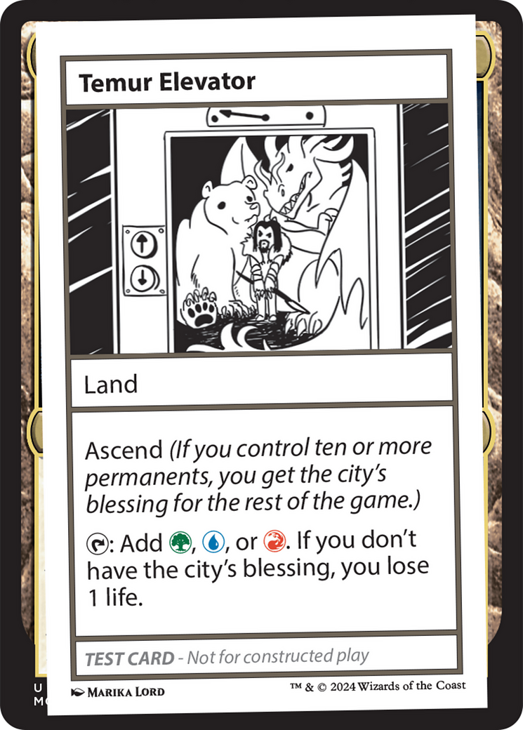Temur Elevator [Mystery Booster 2 Playtest Cards] - Magic: The Gathering - Card Brawlers | Quebec | Canada |