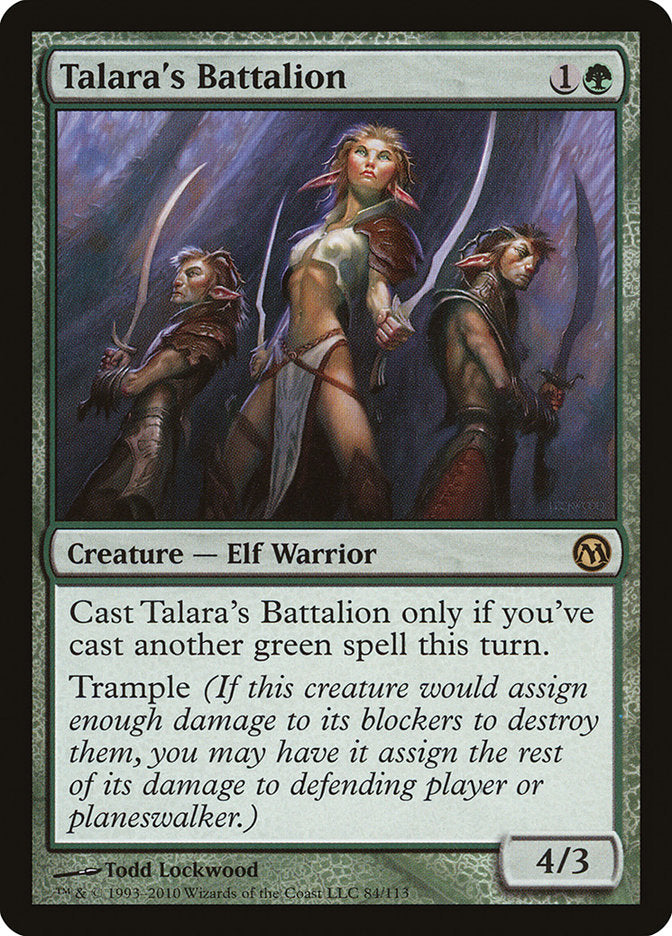 Talara's Battalion [Duels of the Planeswalkers] - Magic: The Gathering - Card Brawlers | Quebec | Canada |