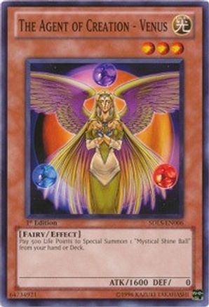 The Agent of Creation - Venus [SDLS-EN006] Common - Yu-Gi-Oh! - Card Brawlers | Quebec | Canada |