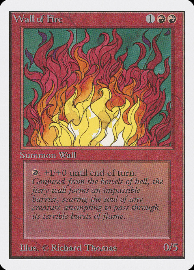Wall of Fire [Unlimited Edition] - Magic: The Gathering - Card Brawlers | Quebec | Canada |
