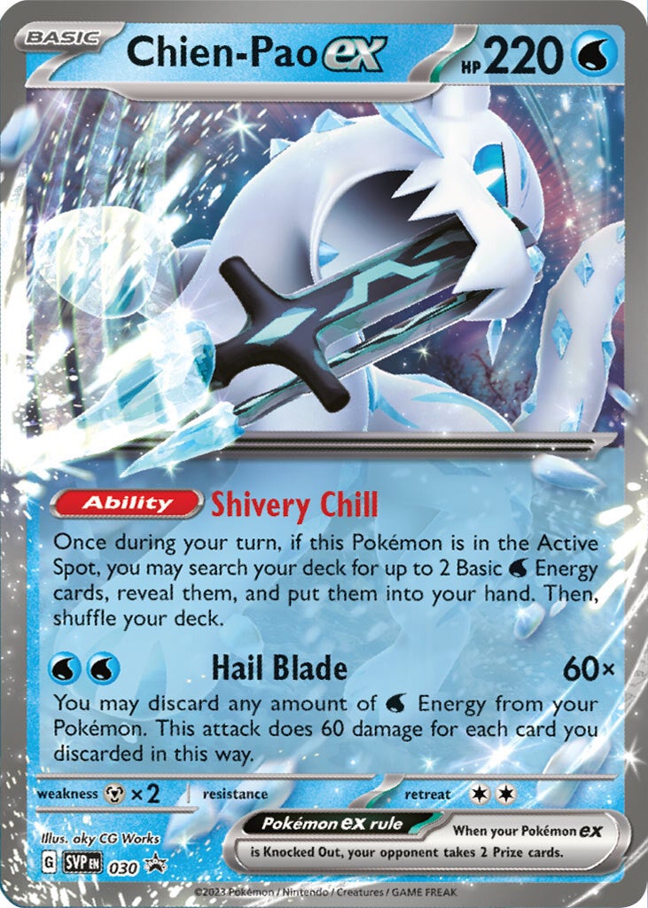 Chien-Pao ex (030) [Scarlet & Violet: Black Star Promos] - Pokémon - Card Brawlers | Quebec | Canada |