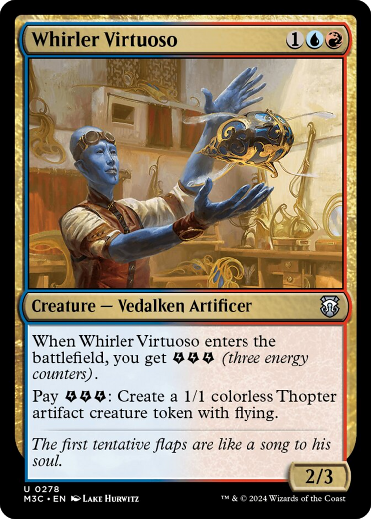 Whirler Virtuoso (Ripple Foil) [Modern Horizons 3 Commander] - Magic: The Gathering - Card Brawlers | Quebec | Canada |
