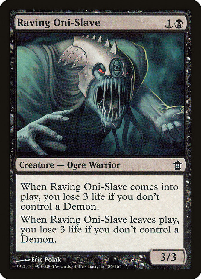 Raving Oni-Slave [Saviors of Kamigawa] - Magic: The Gathering - Card Brawlers | Quebec | Canada |