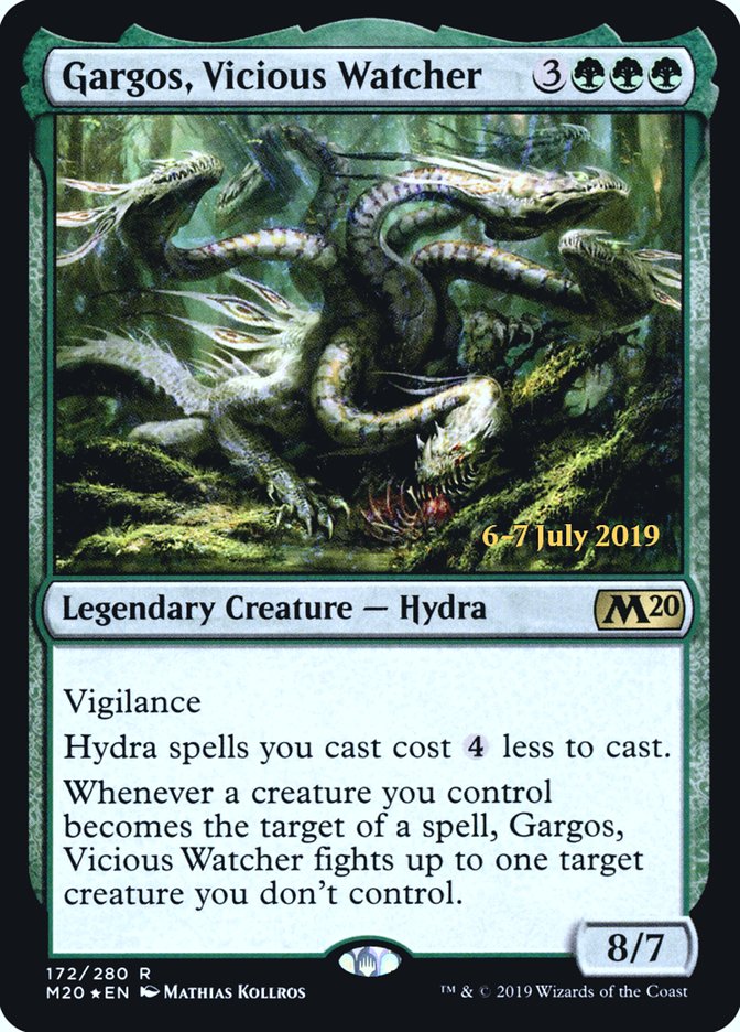 Gargos, Vicious Watcher [Core Set 2020 Prerelease Promos] - Magic: The Gathering - Card Brawlers | Quebec | Canada |