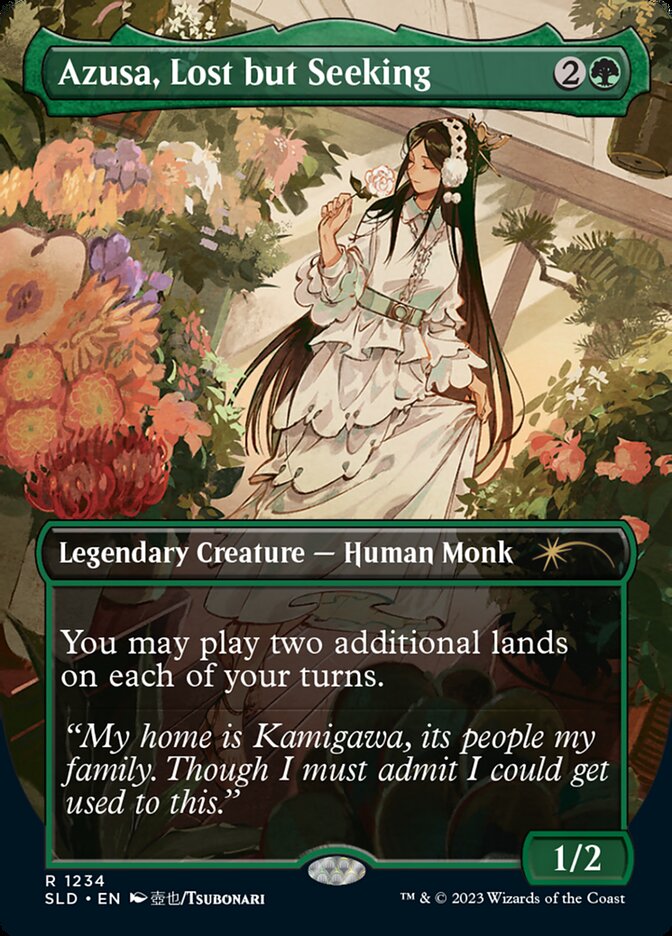 Azusa, Lost but Seeking (Borderless) [Secret Lair Drop Series] - Magic: The Gathering - Card Brawlers | Quebec | Canada |