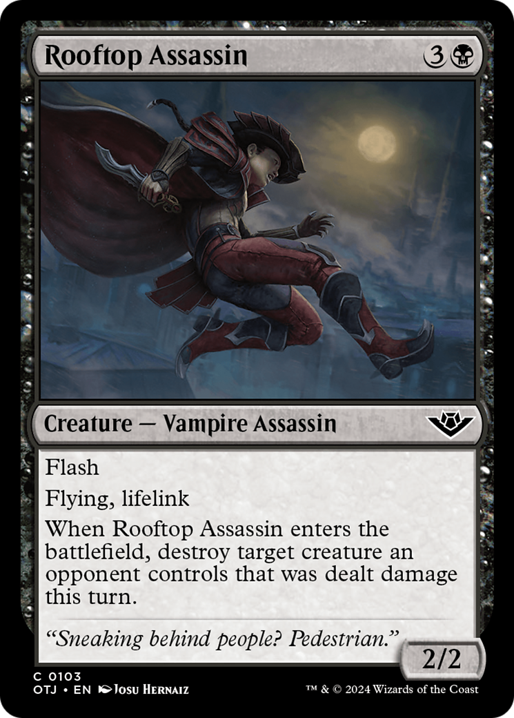 Rooftop Assassin [Outlaws of Thunder Junction] - Magic: The Gathering - Card Brawlers | Quebec | Canada |
