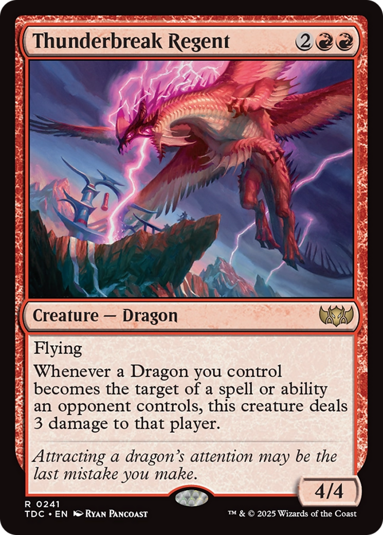 Thunderbreak Regent [Tarkir: Dragonstorm Commander] - Magic: The Gathering - Card Brawlers | Quebec | Canada |