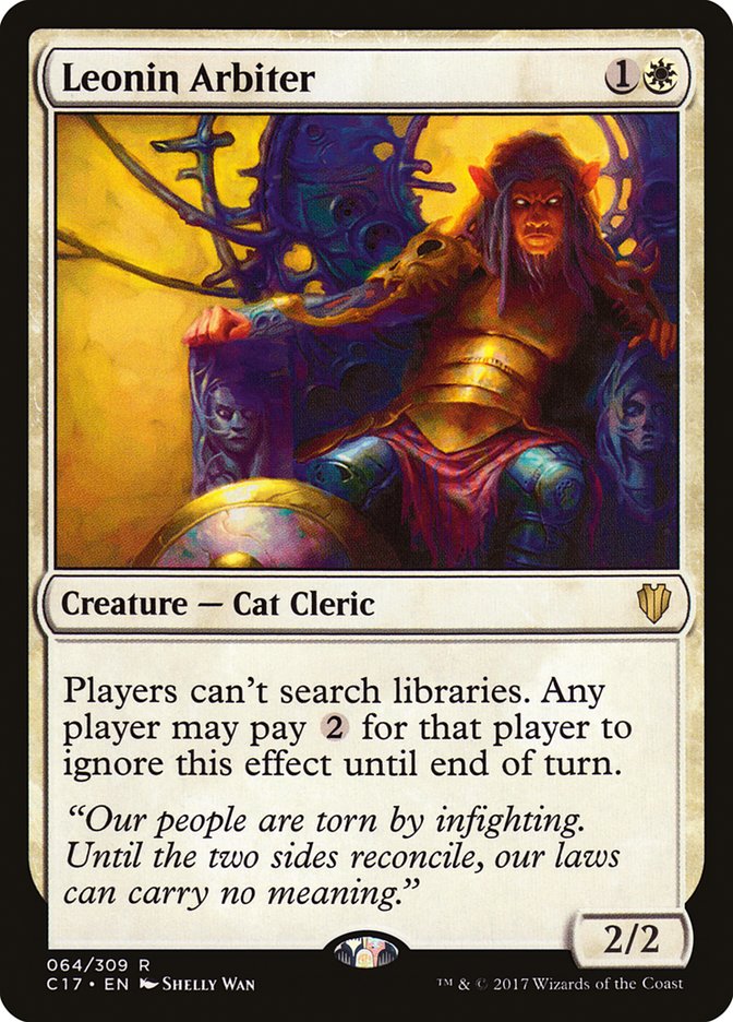 Leonin Arbiter [Commander 2017] - Magic: The Gathering - Card Brawlers | Quebec | Canada |