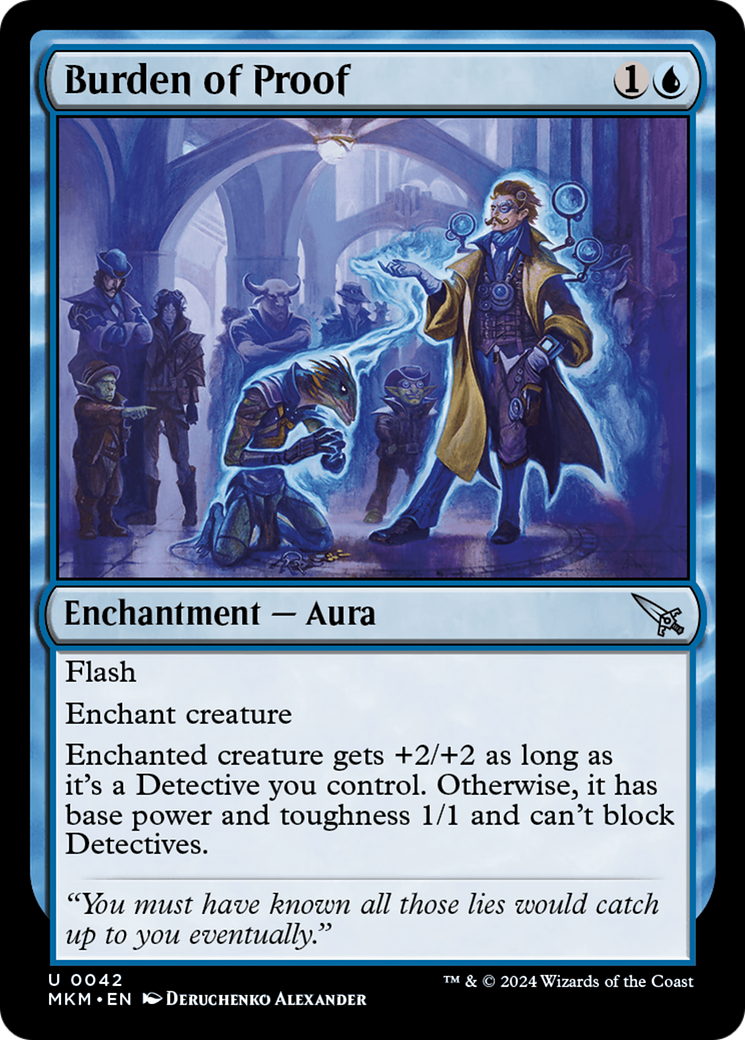 Burden of Proof [Murders at Karlov Manor] - Magic: The Gathering - Card Brawlers | Quebec | Canada |