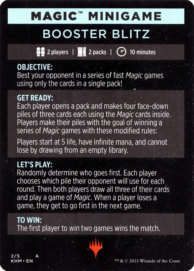 Booster Blitz (Magic Minigame) [Kaldheim Minigame] - Magic: The Gathering - Card Brawlers | Quebec | Canada |