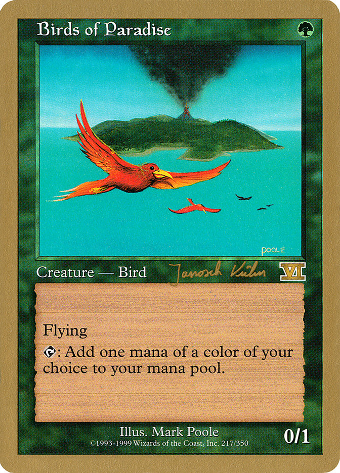 Birds of Paradise (Janosch Kuhn) [World Championship Decks 2000] - Magic: The Gathering - Card Brawlers | Quebec | Canada |