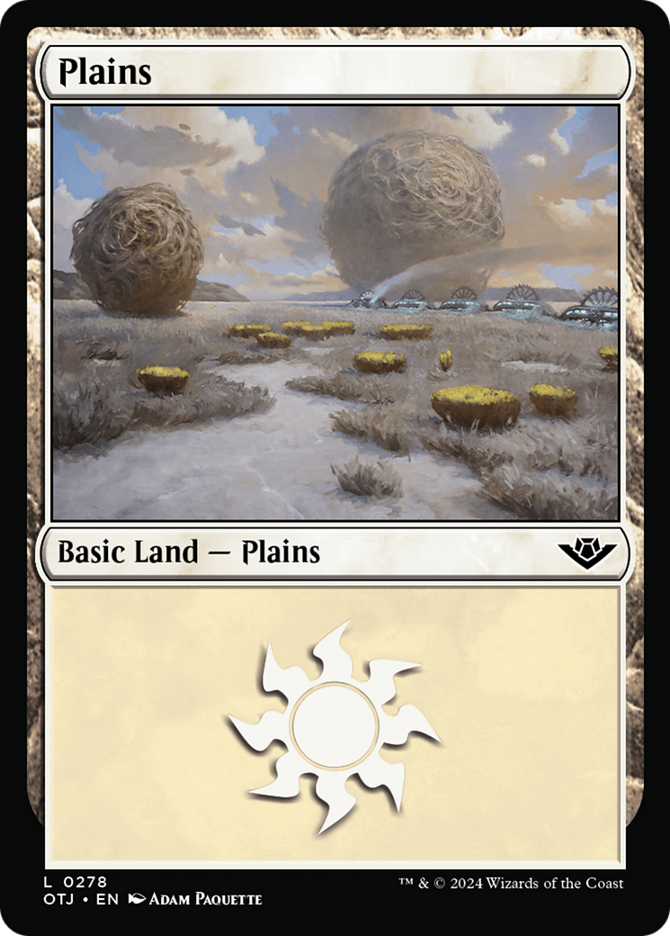 Plains (0278) [Outlaws of Thunder Junction] - Magic: The Gathering - Card Brawlers | Quebec | Canada |